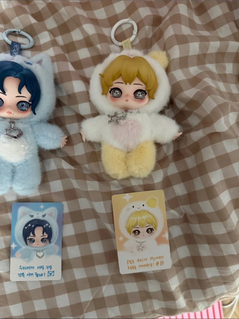 PopMart Lot of 3 aespa Fluffy Club Series Vinyl Plush Pendants